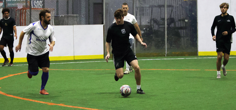 We have Co-ed and Men's Open leagues as well as upcoming pickup games (TBA) available.